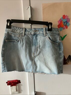 NWT denim mini skirt